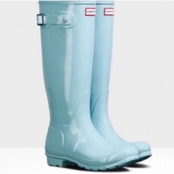 Hunter Blue Women's Winter & Rain Boots - Picture 2 of 7
